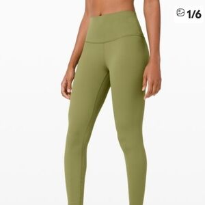 Lululemon Light Olive Leggings NWOT